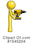 Yellow Design Mascot Clipart #1545204 by Leo Blanchette