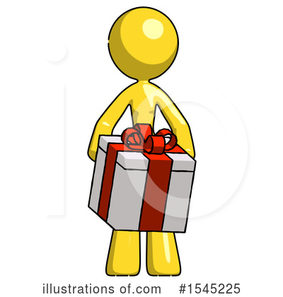Royalty-Free (RF) Yellow Design Mascot Clipart Illustration by Leo Blanchette - Stock Sample #1545225