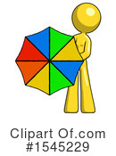 Yellow Design Mascot Clipart #1545229 by Leo Blanchette