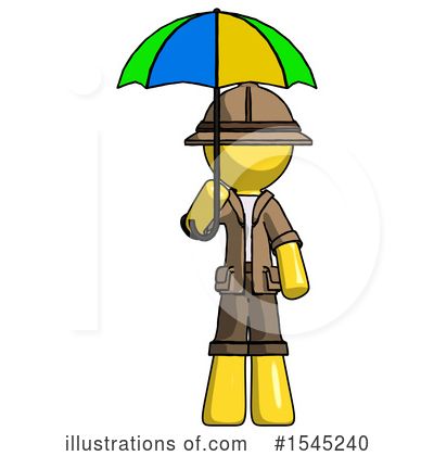 Royalty-Free (RF) Yellow Design Mascot Clipart Illustration by Leo Blanchette - Stock Sample #1545240