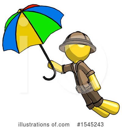 Royalty-Free (RF) Yellow Design Mascot Clipart Illustration by Leo Blanchette - Stock Sample #1545243