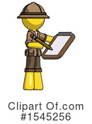 Yellow Design Mascot Clipart #1545256 by Leo Blanchette