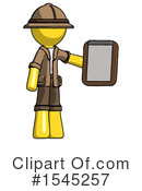 Yellow Design Mascot Clipart #1545257 by Leo Blanchette