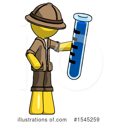 Royalty-Free (RF) Yellow Design Mascot Clipart Illustration by Leo Blanchette - Stock Sample #1545259
