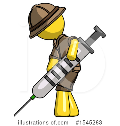 Royalty-Free (RF) Yellow Design Mascot Clipart Illustration by Leo Blanchette - Stock Sample #1545263