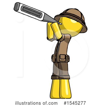 Royalty-Free (RF) Yellow Design Mascot Clipart Illustration by Leo Blanchette - Stock Sample #1545277