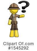 Yellow Design Mascot Clipart #1545292 by Leo Blanchette