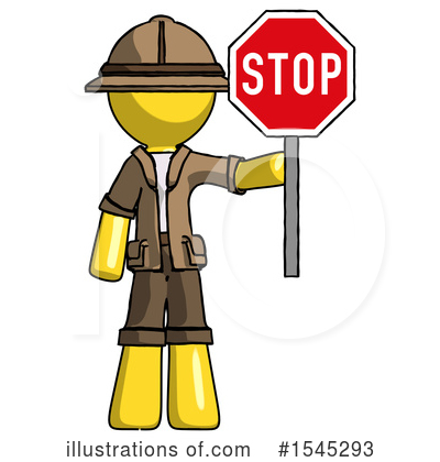 Royalty-Free (RF) Yellow Design Mascot Clipart Illustration by Leo Blanchette - Stock Sample #1545293