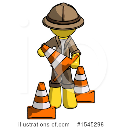 Royalty-Free (RF) Yellow Design Mascot Clipart Illustration by Leo Blanchette - Stock Sample #1545296