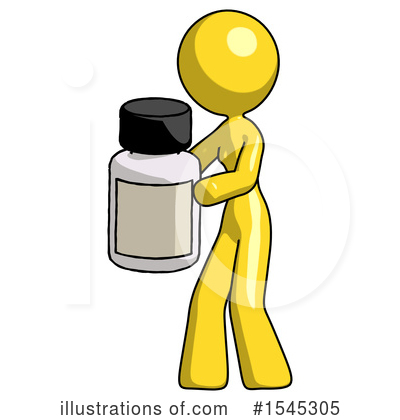 Royalty-Free (RF) Yellow Design Mascot Clipart Illustration by Leo Blanchette - Stock Sample #1545305