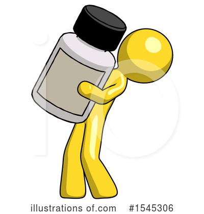 Royalty-Free (RF) Yellow Design Mascot Clipart Illustration by Leo Blanchette - Stock Sample #1545306