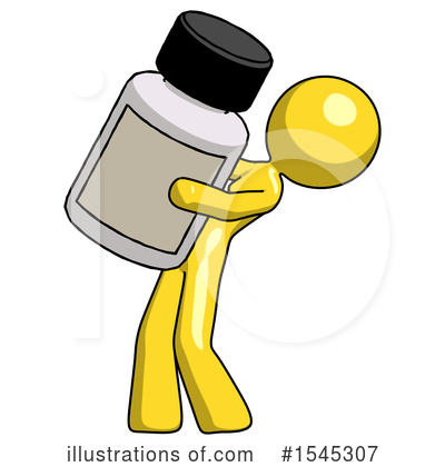 Royalty-Free (RF) Yellow Design Mascot Clipart Illustration by Leo Blanchette - Stock Sample #1545307