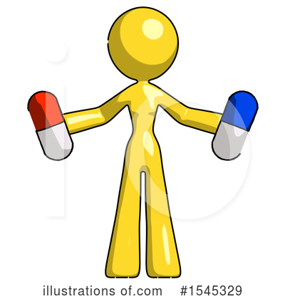 Royalty-Free (RF) Yellow Design Mascot Clipart Illustration by Leo Blanchette - Stock Sample #1545329