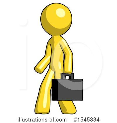 Royalty-Free (RF) Yellow Design Mascot Clipart Illustration by Leo Blanchette - Stock Sample #1545334