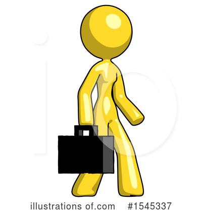 Royalty-Free (RF) Yellow Design Mascot Clipart Illustration by Leo Blanchette - Stock Sample #1545337