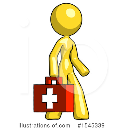 Royalty-Free (RF) Yellow Design Mascot Clipart Illustration by Leo Blanchette - Stock Sample #1545339