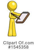 Yellow Design Mascot Clipart #1545358 by Leo Blanchette