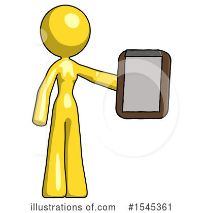 Royalty-Free (RF) Yellow Design Mascot Clipart Illustration by Leo Blanchette - Stock Sample #1545361