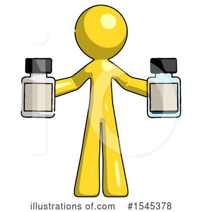 Royalty-Free (RF) Yellow Design Mascot Clipart Illustration by Leo Blanchette - Stock Sample #1545378