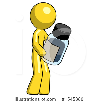 Royalty-Free (RF) Yellow Design Mascot Clipart Illustration by Leo Blanchette - Stock Sample #1545380