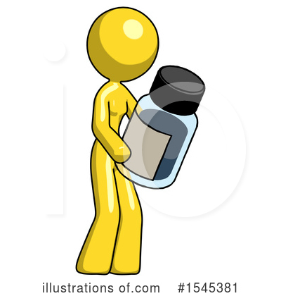 Royalty-Free (RF) Yellow Design Mascot Clipart Illustration by Leo Blanchette - Stock Sample #1545381