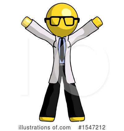 Royalty-Free (RF) Yellow  Design Mascot Clipart Illustration by Leo Blanchette - Stock Sample #1547212