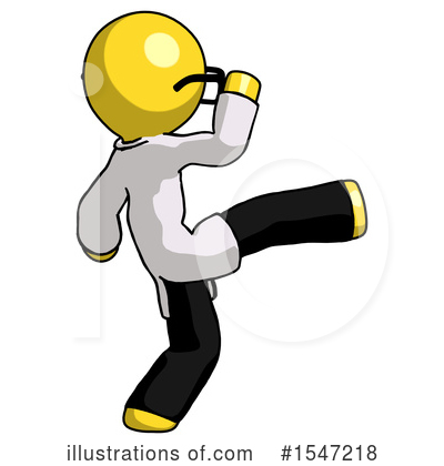 Royalty-Free (RF) Yellow  Design Mascot Clipart Illustration by Leo Blanchette - Stock Sample #1547218