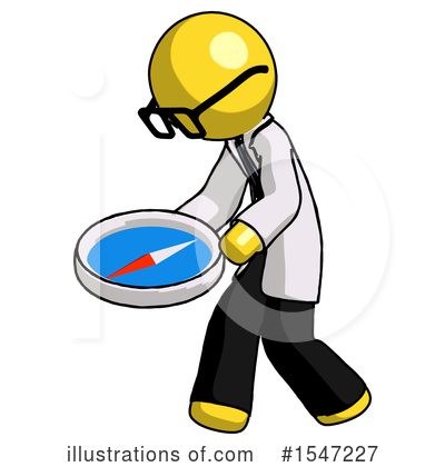 Royalty-Free (RF) Yellow  Design Mascot Clipart Illustration by Leo Blanchette - Stock Sample #1547227
