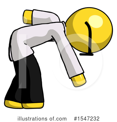 Royalty-Free (RF) Yellow  Design Mascot Clipart Illustration by Leo Blanchette - Stock Sample #1547232