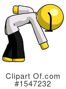Yellow  Design Mascot Clipart #1547232 by Leo Blanchette