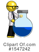 Yellow  Design Mascot Clipart #1547242 by Leo Blanchette
