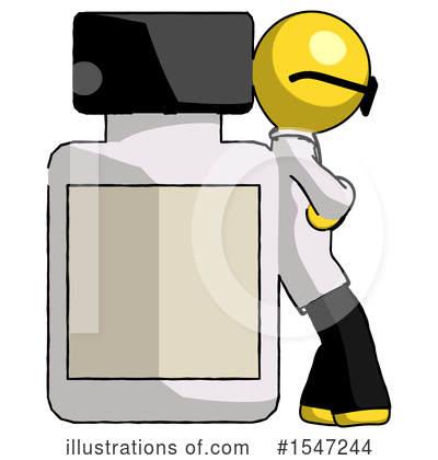 Royalty-Free (RF) Yellow  Design Mascot Clipart Illustration by Leo Blanchette - Stock Sample #1547244