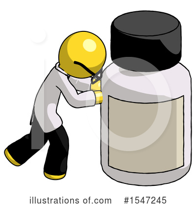Royalty-Free (RF) Yellow  Design Mascot Clipart Illustration by Leo Blanchette - Stock Sample #1547245
