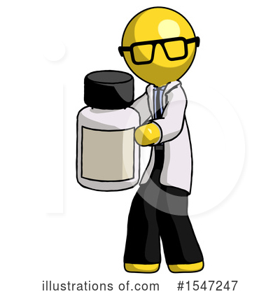Royalty-Free (RF) Yellow  Design Mascot Clipart Illustration by Leo Blanchette - Stock Sample #1547247