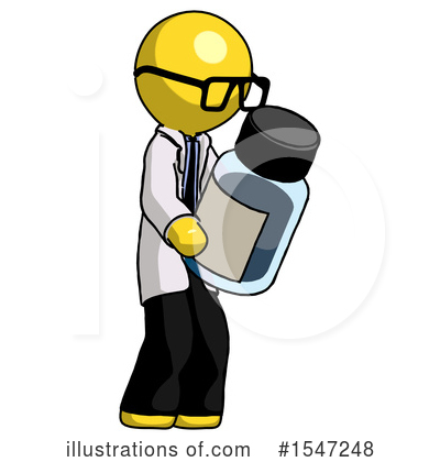 Royalty-Free (RF) Yellow  Design Mascot Clipart Illustration by Leo Blanchette - Stock Sample #1547248