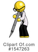 Yellow  Design Mascot Clipart #1547263 by Leo Blanchette