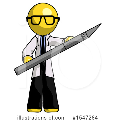Royalty-Free (RF) Yellow  Design Mascot Clipart Illustration by Leo Blanchette - Stock Sample #1547264