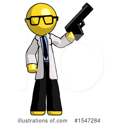 Royalty-Free (RF) Yellow  Design Mascot Clipart Illustration by Leo Blanchette - Stock Sample #1547284