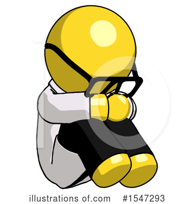 Royalty-Free (RF) Yellow  Design Mascot Clipart Illustration by Leo Blanchette - Stock Sample #1547293