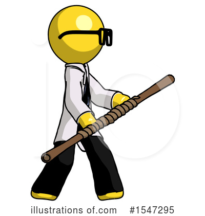Royalty-Free (RF) Yellow  Design Mascot Clipart Illustration by Leo Blanchette - Stock Sample #1547295
