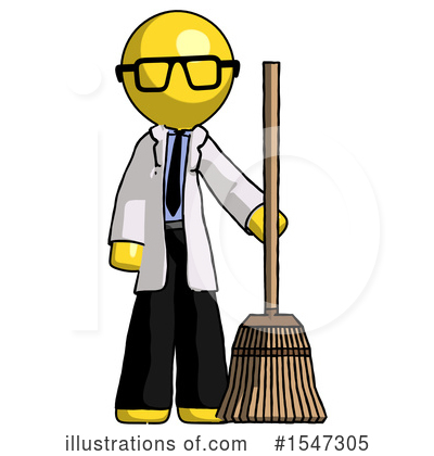 Royalty-Free (RF) Yellow  Design Mascot Clipart Illustration by Leo Blanchette - Stock Sample #1547305