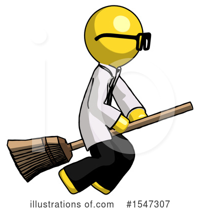 Royalty-Free (RF) Yellow  Design Mascot Clipart Illustration by Leo Blanchette - Stock Sample #1547307