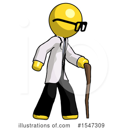 Royalty-Free (RF) Yellow  Design Mascot Clipart Illustration by Leo Blanchette - Stock Sample #1547309