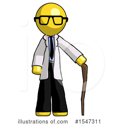 Royalty-Free (RF) Yellow  Design Mascot Clipart Illustration by Leo Blanchette - Stock Sample #1547311