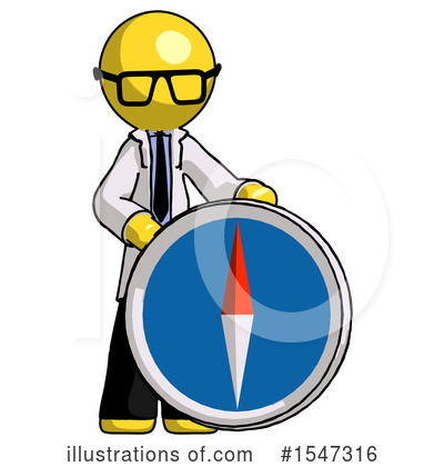 Royalty-Free (RF) Yellow  Design Mascot Clipart Illustration by Leo Blanchette - Stock Sample #1547316