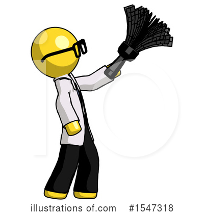 Royalty-Free (RF) Yellow  Design Mascot Clipart Illustration by Leo Blanchette - Stock Sample #1547318