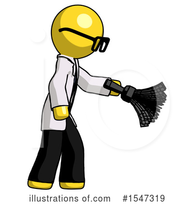 Royalty-Free (RF) Yellow  Design Mascot Clipart Illustration by Leo Blanchette - Stock Sample #1547319