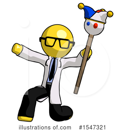 Royalty-Free (RF) Yellow  Design Mascot Clipart Illustration by Leo Blanchette - Stock Sample #1547321