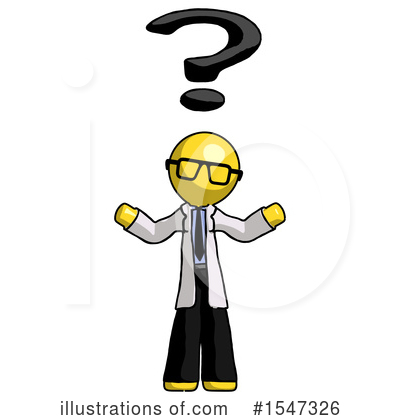 Royalty-Free (RF) Yellow  Design Mascot Clipart Illustration by Leo Blanchette - Stock Sample #1547326