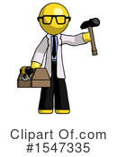 Yellow  Design Mascot Clipart #1547335 by Leo Blanchette